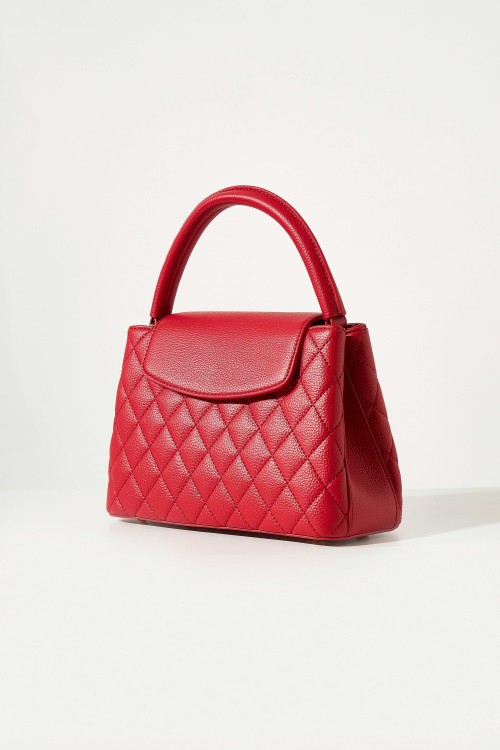 Sixdo Rhombus Shape Pattern Handbag